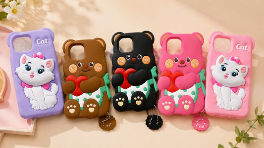 3D Cartoon Silicone Phone Case