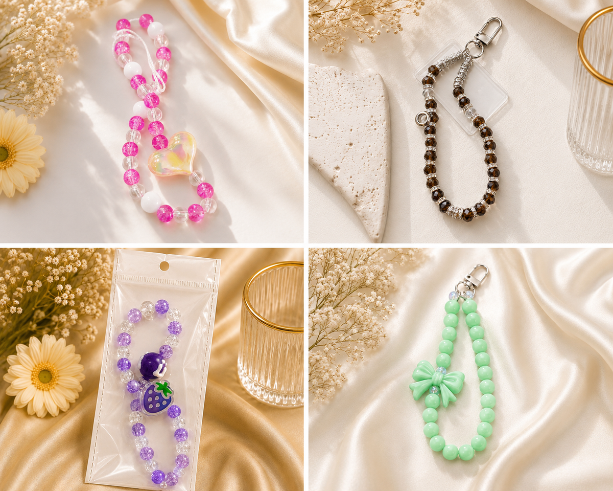 Handmade Beaded Keychain & Charm Collection