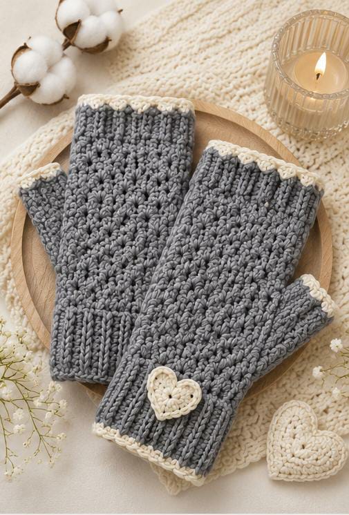 Vintage Heart gloves