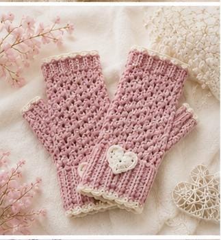 Vintage Heart gloves