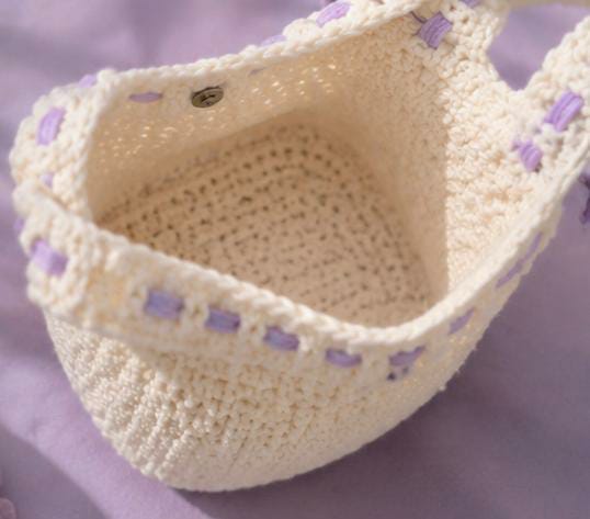 Aurora Bow Knit Tote