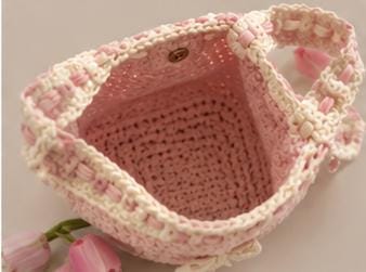 Aurora Bow Knit Tote