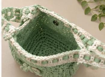 Aurora Bow Knit Tote