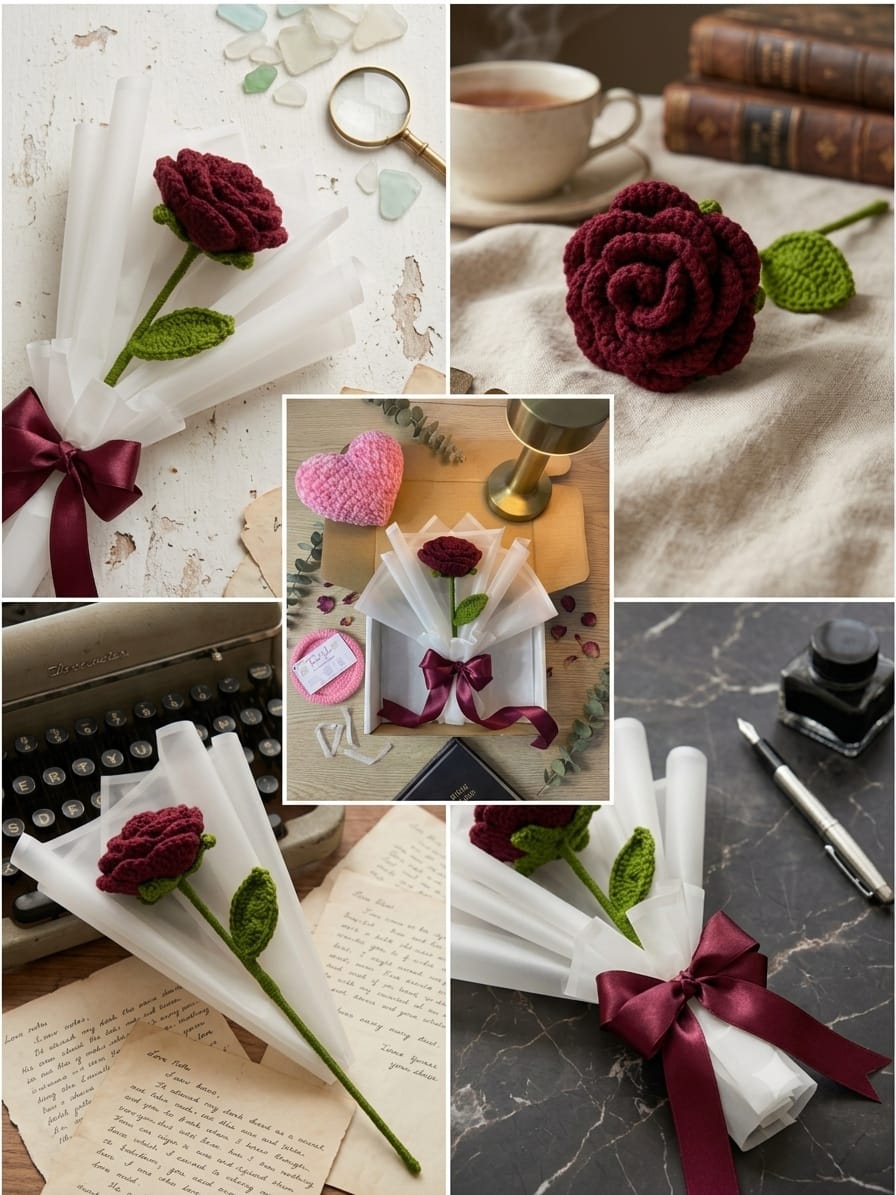 The Burgundy Bliss Bouquet