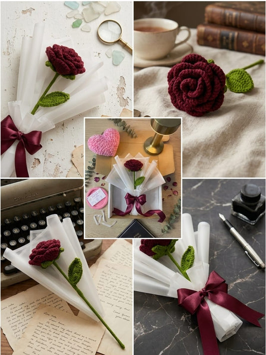 The Burgundy Bliss Bouquet