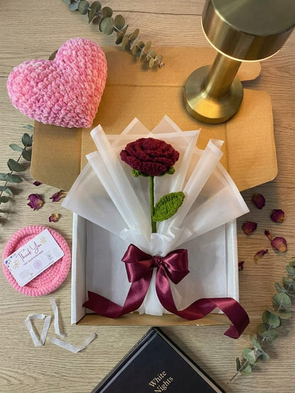The Burgundy Bliss Bouquet